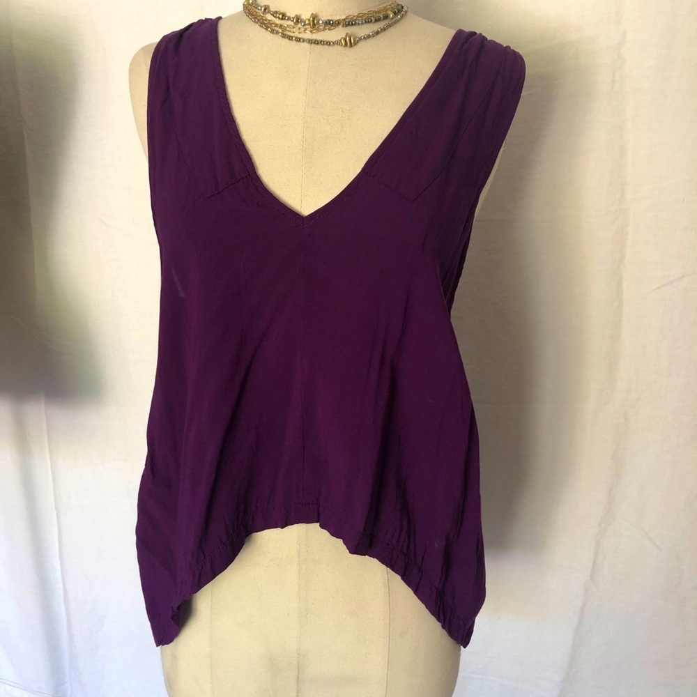 Metropark tank top purple size XS